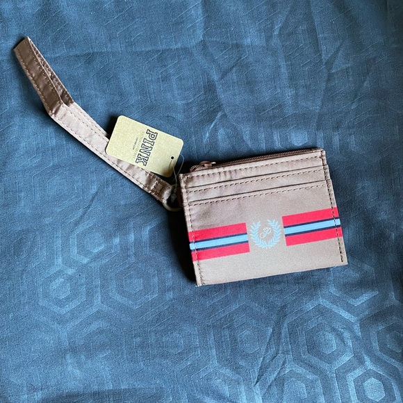 PINK nylon card wallet - Picture 1 of 2